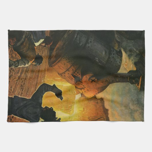  bedrijf, staalindustrie theedoek (Horizontaal)