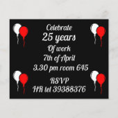 Bedrijf Surprise Pensioen Partij Flyer (Achterkant)