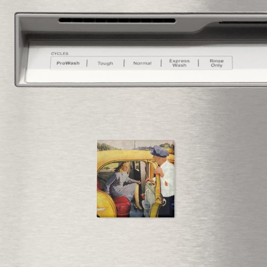  bedrijf, taxichauffeur taxi magneet (Insitu (Vaatwasser))