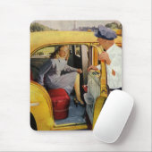  bedrijf, taxichauffeur taxi muismat (Met muis)