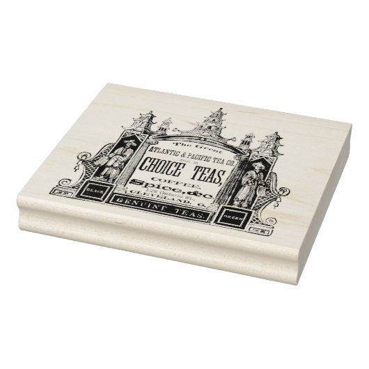  bedrijf Tea en Coffee en kunststempel Rubberstempel (Stempel)