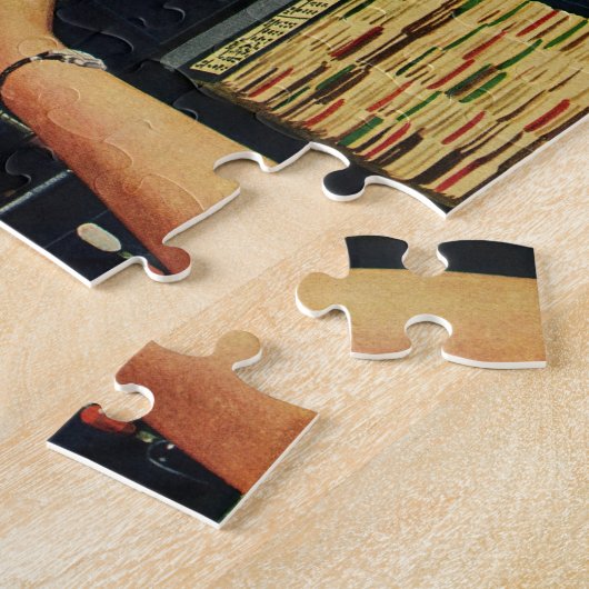  bedrijf, telefoonswitchbordbeheerder legpuzzel (Zijkant)