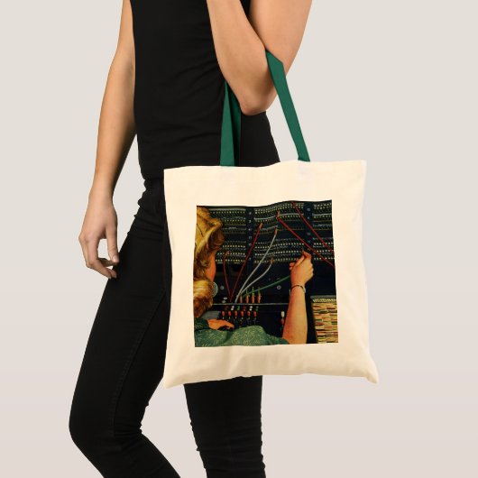  bedrijf, telefoonswitchbordbeheerder tote bag (Voorkant (product))