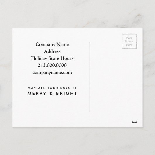 Bedrijf Thanksgiving Holiday Cards Feestdagenkaart (Achterkant)