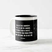 Bedrijf Tweekleurige Koffiemok (Voorkant links)