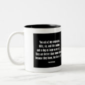 Bedrijf Tweekleurige Koffiemok (Links)