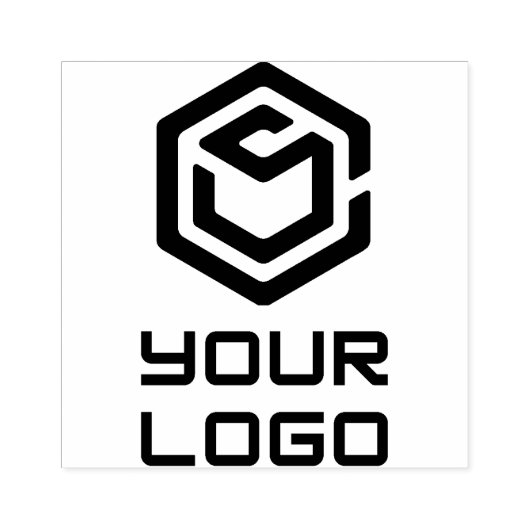 Bedrijf uploaden Logo Custom Rubberstempel (Afrduk)