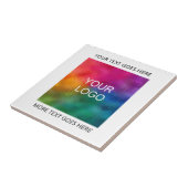 Bedrijf uploadt uw eigen Logo hier Tegeltje (Zijkant)