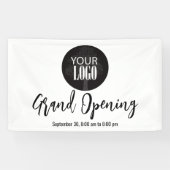 Bedrijf Uw Logo Grand Opening toevoegen Spandoek (Horizontaal)