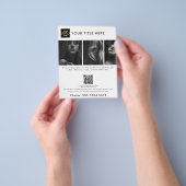 Bedrijf Uw Logo Hier Marketing Foto's Flyer (Hand)