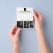 Bedrijf Uw Logo hier Professionele foto Flyer (Hand)