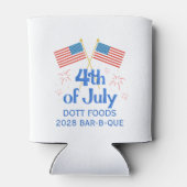 Bedrijf Vierde picknick vuurwerk Blikjeskoeler (Achterkant)