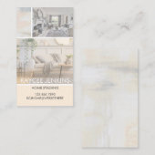 BEDRIJF, Visitekaartje onroerend goed, agent, thui (Voorkant / Achterkant)