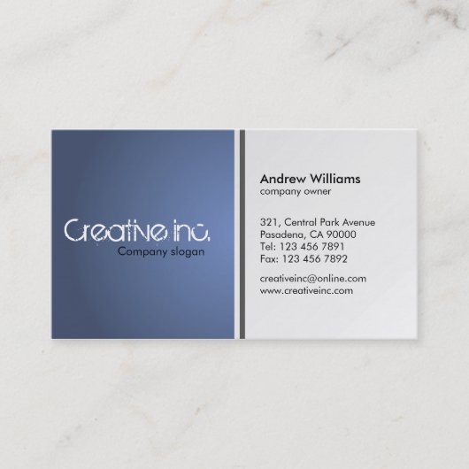 Bedrijf - Visitekaartjes (Voorkant)