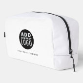 Bedrijf Voeg een Logo toe | Eenvoudig minimalistis Toilettasje (Rechterhoek)