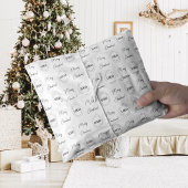 Bedrijf voegt aangepaste Logo feestkerst toe Tissuepapier