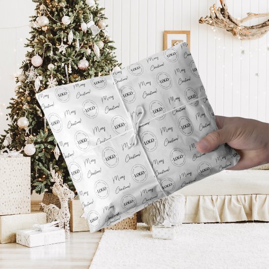 Bedrijf voegt aangepaste Logo feestkerst toe Tissuepapier