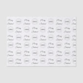 Bedrijf voegt aangepaste Logo feestkerst toe Tissuepapier (Voorkant)