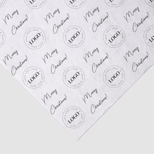 Bedrijf voegt aangepaste Logo feestkerst toe Tissuepapier (Detail)