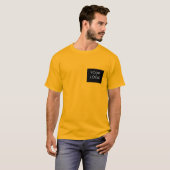  bedrijf voegt Logo toe Modern T-shirt (Voorkant volledig)