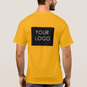  bedrijf voegt Logo toe Modern T-shirt (Achterkant)