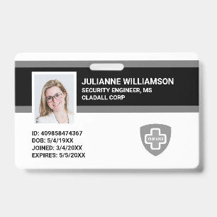 Bedrijf voor aangepaste personeelsfoto-ID's, barco Badge