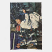 Bedrijf voor het repareren van oldtimer auto's Aut Theedoek (Verticaal)