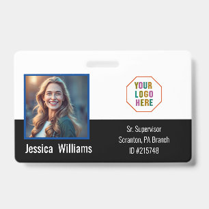 Bedrijf voor op maat gemaakte personeelsfoto ID's Badge