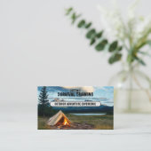 bedrijf voor overlevingstraining visitekaartje (Staand voorkant)