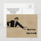 Bedrijf We hebben de aankondigings-Kaart verplaats Aankondigingskaart (Voorkant / Achterkant)