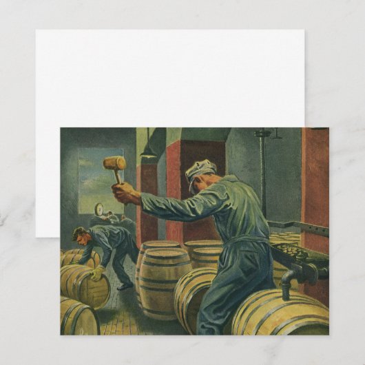  bedrijf, wijn die kurkwijn maakt (Voorkant / Achterkant)