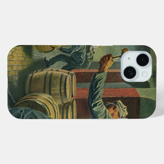  bedrijf, wijn die kurkwijn maakt Case-Mate iPhone case (Achterkant (horizontaal))