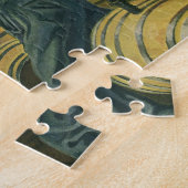 bedrijf, wijn die kurkwijn maakt legpuzzel (Zijkant)