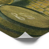  bedrijf, wijn die kurkwijn maakt poster (Hoek)