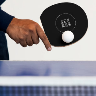 Bedrijf Zakelijke Logo Sjabloon Custom Promotionel Tafeltennisbatje