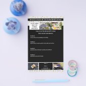 Bedrijfs 6 foto | Brochure goudwitte verkoop (Enkel)