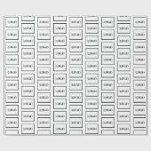 Bedrijfs Aangepaste Logo Cadeaupapier (Vlak)