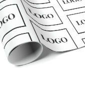 Bedrijfs Aangepaste Logo Cadeaupapier (Rol Hoek)