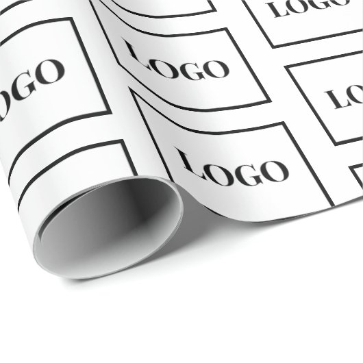 Bedrijfs Aangepaste Logo Cadeaupapier (Rol Hoek)