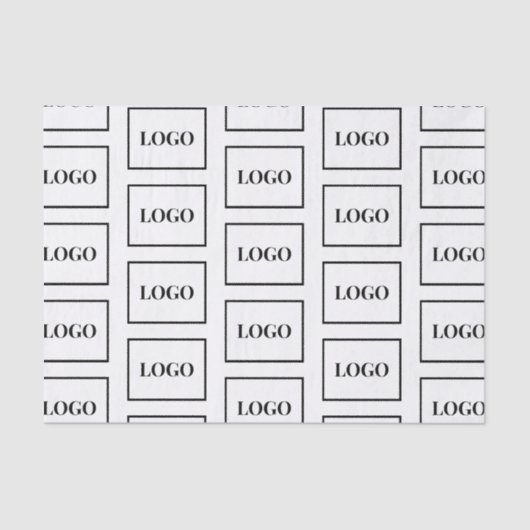 Bedrijfs Aangepaste Logo Tissuepapier (Voorkant)