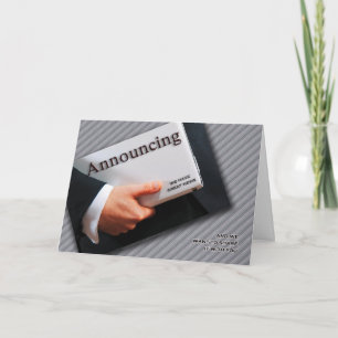 Bedrijfs Aankondiging in Zwart-wit