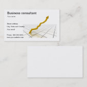 Bedrijfs adviseur visitekaartje (Voorkant / Achterkant)