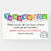 Bedrijfs Artsen Dag Dank u Spandoek (Horizontaal)