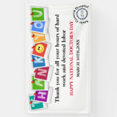 Bedrijfs Artsen Dag Dank u Spandoek (Verticaal)