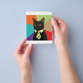 Bedrijfs auto-advies Dierenthema Flyer (Hand)