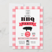 Bedrijfs Barbecue voegt logo Uitnodiging toe (Voorkant)