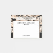 Bedrijfs Bedrijfs Bedrijfsnaam Aangepaste Logo Post-it® Notes (Voorkant)