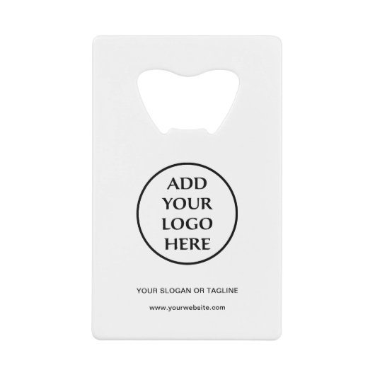 Bedrijfs Bedrijfs Professionele Logo Creditkaart Flessenopener (Voorkant)