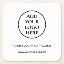 Bedrijfs Bedrijfs Professionele Logo Kartonnen Onderzetters