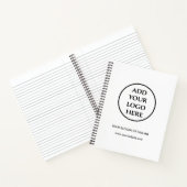 Bedrijfs Bedrijfs Professionele Logo Notitieboek (Binnen)